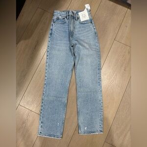 Abercrombie & Fitch Light Blue Straight Leg Jeans